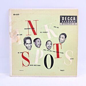 The Ink Spots Vol 1 Decca Records ED-553 Extended Play 45 RPM Vintage Vinyl EP